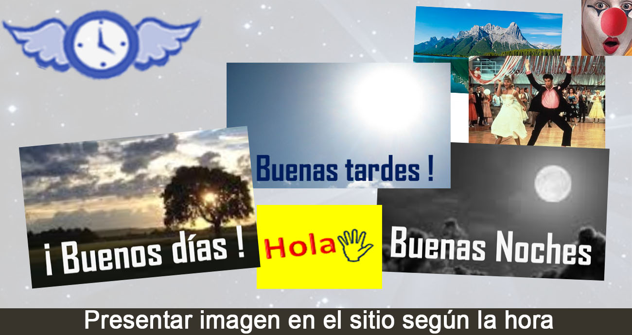Cómo presentar imagen según la hora en el sitio