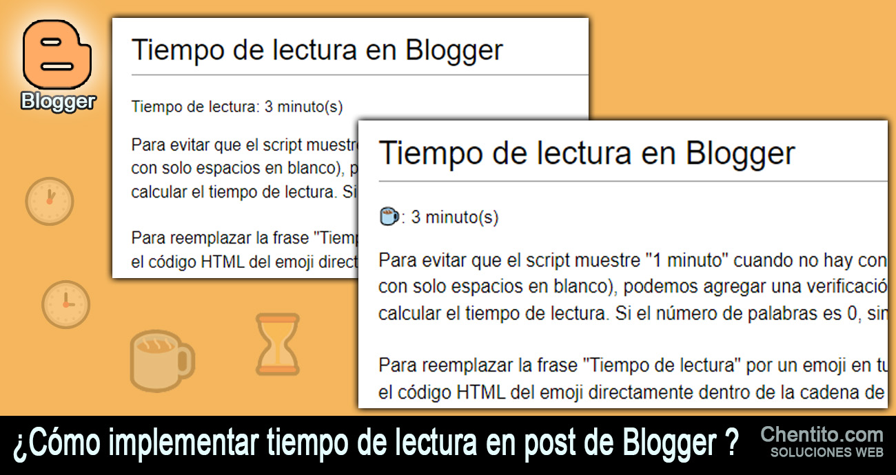 Cómo implementar tiempo de lectura en post Blogger